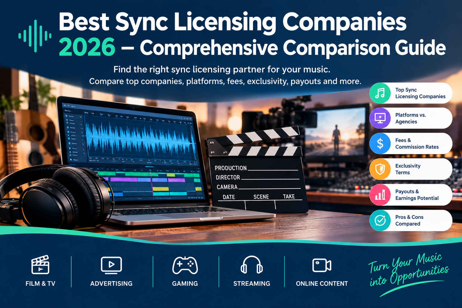 Best Sync Licensing Companies 2026 – Comprehensive Comparison Guide